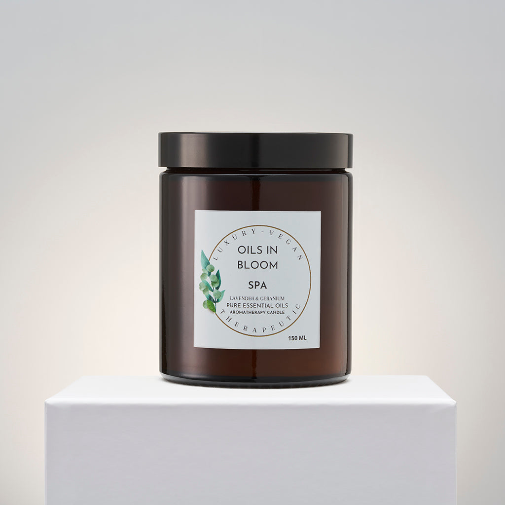 Spa Candle Jar 150g Oils in Bloom