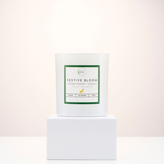 Festive Bloom Candle - 220g
