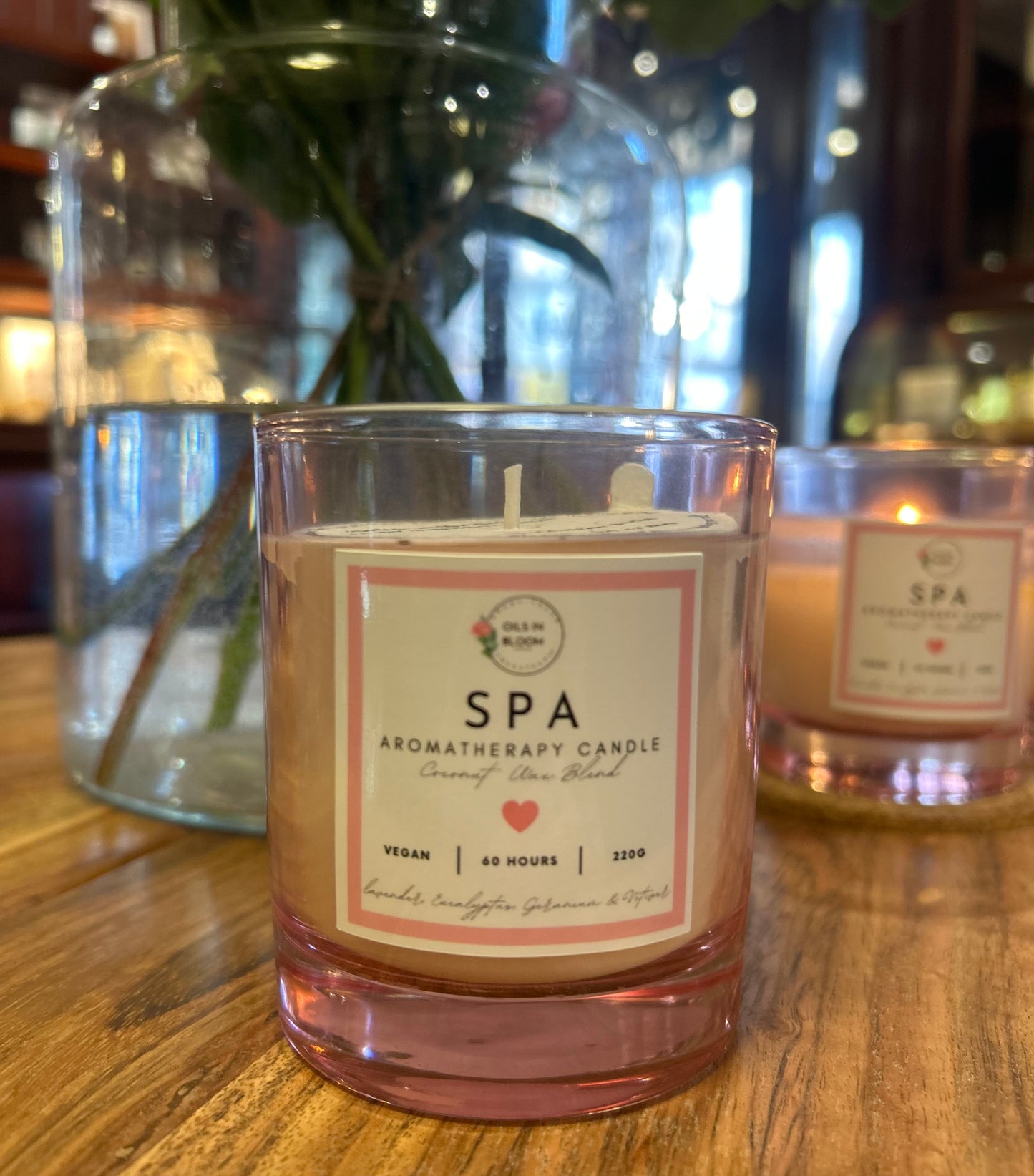 Spa Candle (limited edition pink vessel) 220g